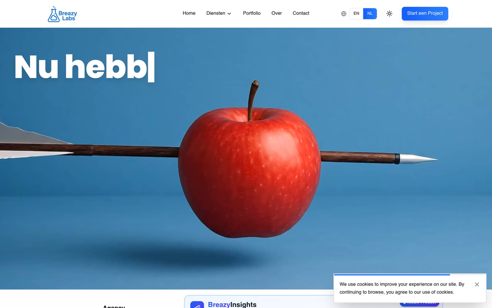 Website van BreazyLabs